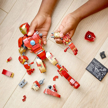 LEGO, Marvel, Superhero 76206, Iron Man, Doll, Anime Model, Children's Building Blocks, Toy Gift