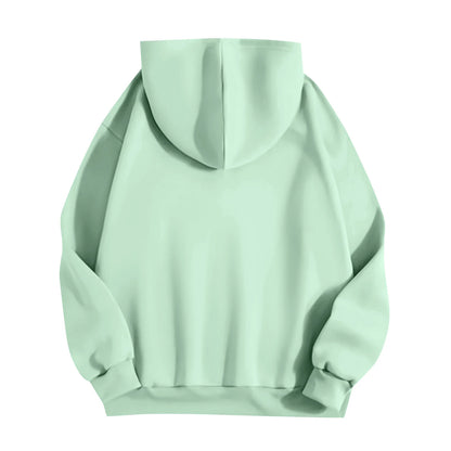 Women Halloween Printed Hoodie Casual Long Sleeve Sweatshirt Fashion Oversize Pullover Cozy Winter Streetwear Chic Loungewear