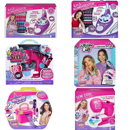 Cool Maker 2-in-1 KumiKreator Necklace & Friendship Bracelet Maker Activity Children's Toy Girl Hair Extension Maker Fashion Toy