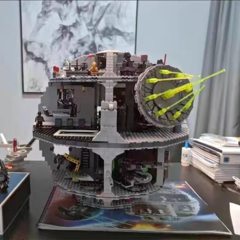 2026 NEW Bricks Great Ultimate UCS Galacy Empire Masterpiece Death Star Battle III Station Model Birthday Gift
