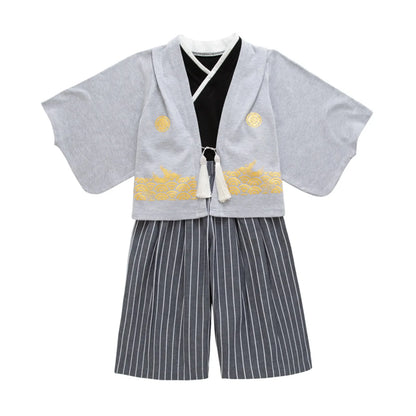Baby Kimono Set Traditional Jinbei Kimono For Toddler