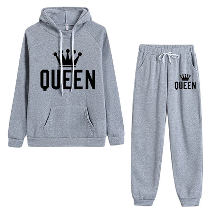 EtherealBe Casual Fleece 2 Piece Hoodie Outfits for Women