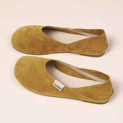 Shoes for Women  Summer Casual Round Toe Flats Ladies Shoe Fashion Light Loafers Soft Sole Non-Slip Feminino Zapatos Mujer