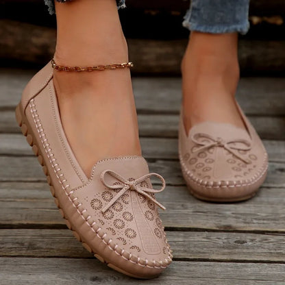 Women's Shoes 2025 New Slip on Women's Flats Casual Round Toe Flat Shoes Women Breathable Loafers Shallow Comfort Shoes Ladies