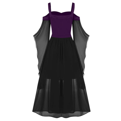EtherealBe Medieval Gothic Witch Costume Dress