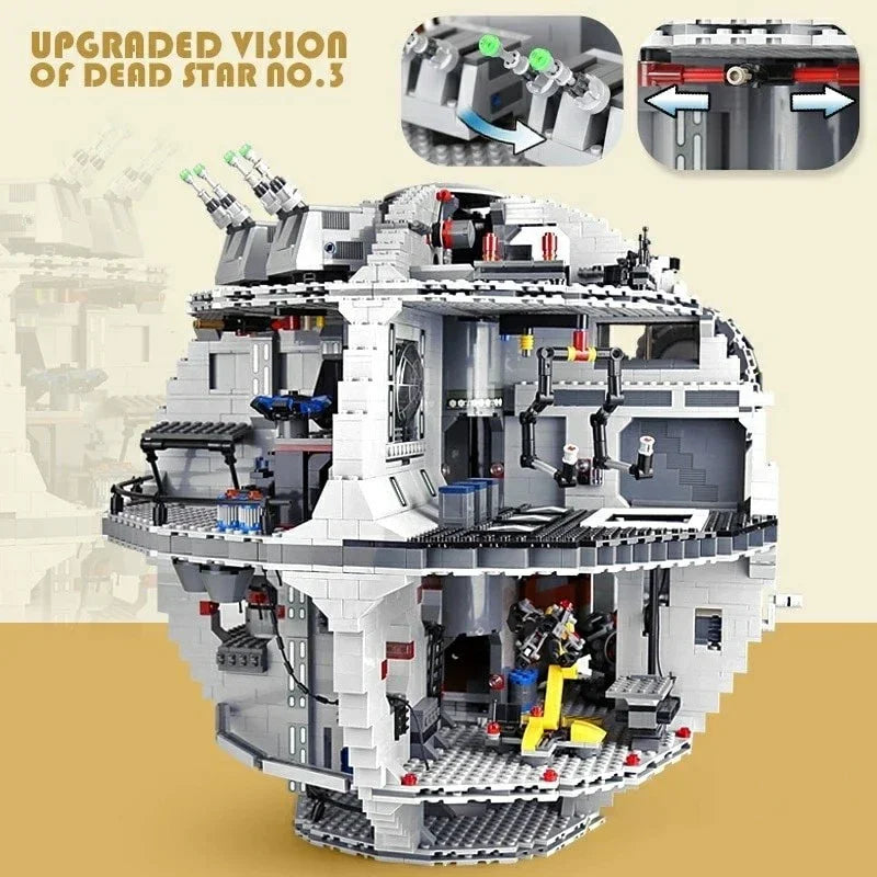 2026 NEW Bricks Great Ultimate UCS Galacy Empire Masterpiece Death Star Battle III Station Model Birthday Gift