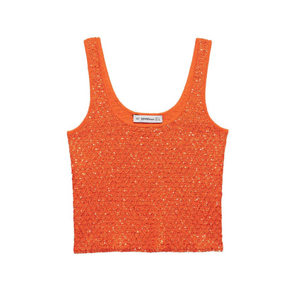 EtherealBe Pearl Embellished Knitted Vest for Women