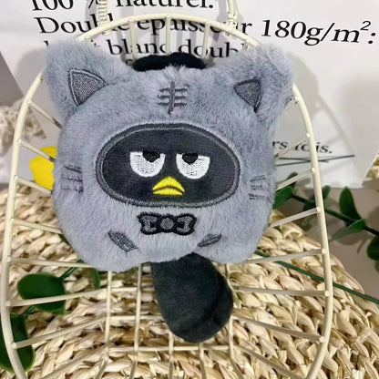 Squeaky Catfish Keychain, Anime Sound Toy with Creative Round Corner and Rolled Edge Design, Christmas Gift, Crossbody Bag