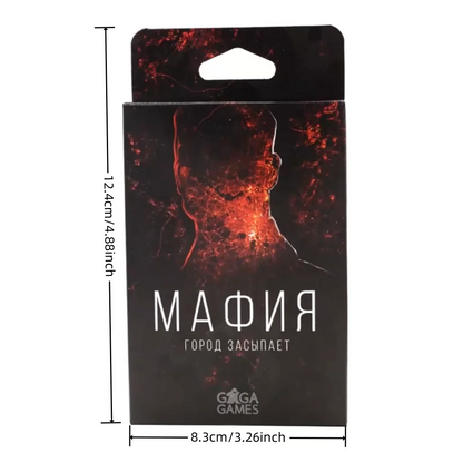 Psychological board game "mafia. City falls asleep "for, card game, holiday gift (small shade of color)