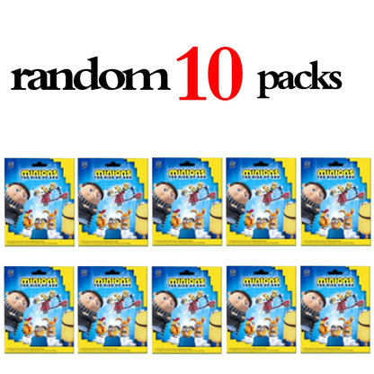 Anime 2-24pcs minions Blind Box figures Box game Doll Figure PVC model Toys desktop Decorative Kids birthday Christmas Gifts