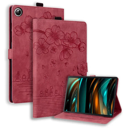 Coque For Samsung Tab A9 Plus 11" Tablet Case Luxury PU Leather Wallet Cover For Galaxy Tab A9+ SM-X210 SM-X215 SM-X216B Funda