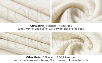 Fashion 100% Merino Wool Sweater Elegant Cashmere Pullover Women O-Neck Long Sleeve Knitwear Basic Clothing  Jumper Tops