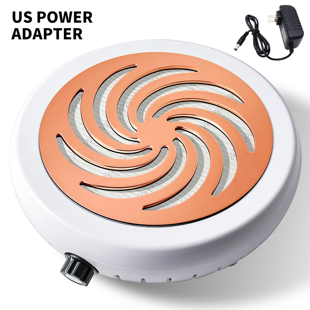 45000 RPM Super Suction Nail Dust Collector Powerful Nails Dust Extractor Nail Art Manicure Fan Vacuum Cleaner And Filter