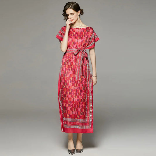 Autumn Gorgeous Flower Print Mini Dress Women's Stand Long Lantern Sleeve Single Breasted Sashes Lace Up Beach Party Vestidos