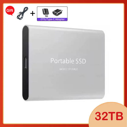 Lenovo 1TB External Hard Disk 2TB High-Speed Hard Drive USB3.1 Type-C Solid State Drive Storage Disks for Laptops/Desktop/Mac