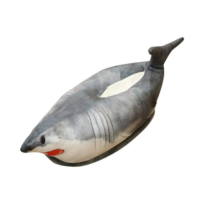 Creative Fish Animals Slippers Women Comfortable Flat Bottomed Cartoon Cute Warmth Home Slipper Non-Slip Thick Sole Furry Shoes