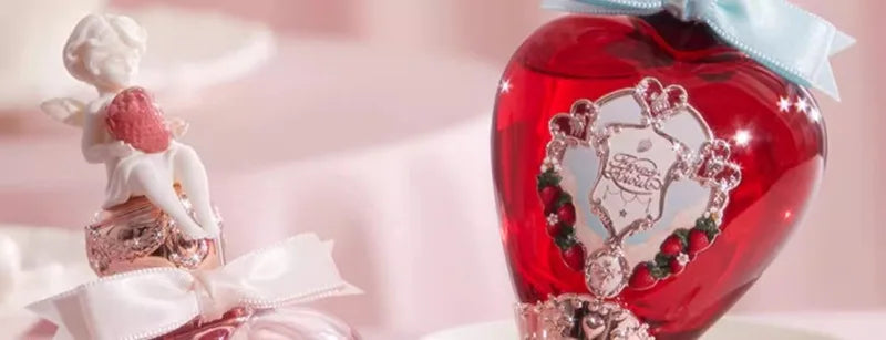 Flowerknows Eau de Parfum The Strawberry Cupid Perfume 1.7 oz / 50ml Lasting Women's Floral Gourmand Perfume for Women for Gifts