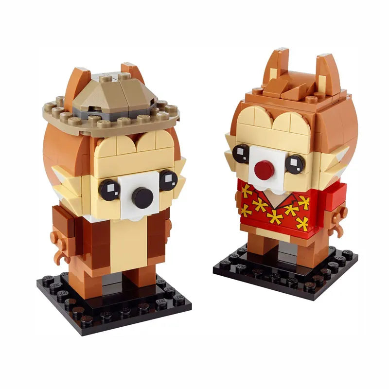 LEGO 40550 Qiqi and Titi Squirrel Squarehead Assembly Toy Building Blocks