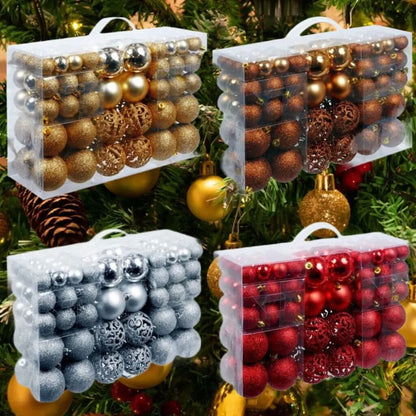 100pcs Christmas Decor Tree Xmas Balls Party Wedding Ornament Party Supplies Xmas Ornament Ball Xmas