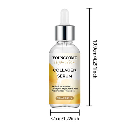 Collagen Face Serum Skincare Facial Essence Liquid Moisturizing Soothing Nourishing Face Serum Pore Shrink Skin Care Korea 2025