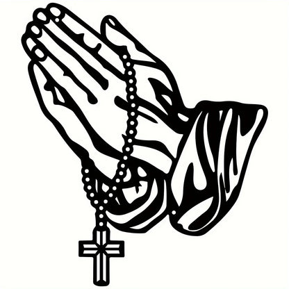 Prayer Metal Wall Faith Home Decor Cross Interior Decor Bedroom Livingroom Hallway Office Wall Mounted Decor Easter Decoration