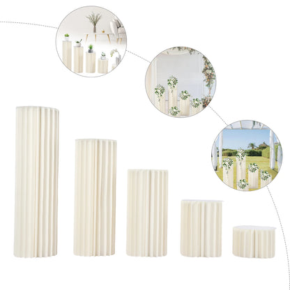 Wedding Centerpieces Cardboard Vases Sets Flower Vase Flowers Cylinder Centerpiece Stand for Party Tables Decorations