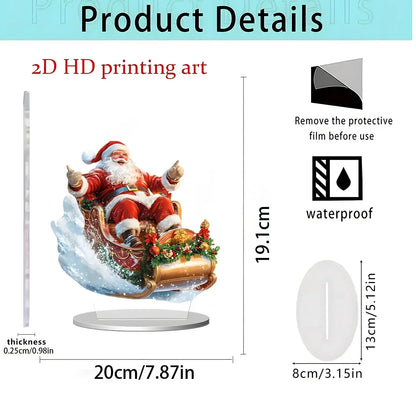 Christmas series of gifts Home desktop decoration 2D acrylic handicraft ornament