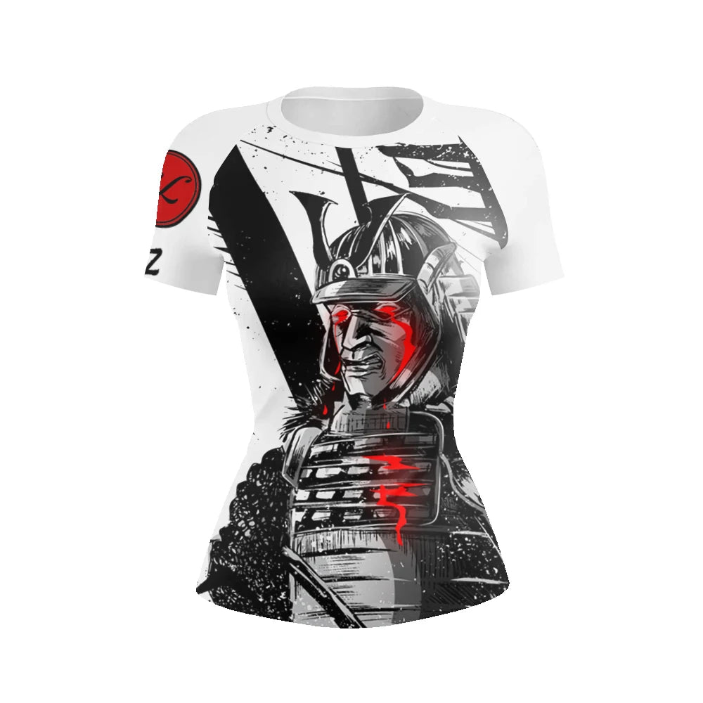 Compression Combat BJJ Rash Guards Grappling MMA Jiu Jitsu Rash Gurd Fight Wear Short Sleeves Quickly Dye Athletic t-shirts