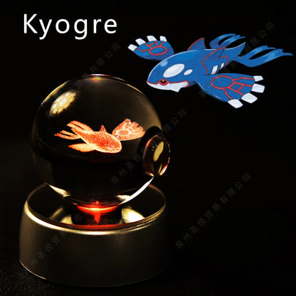 EtherealBe Pokemon 3D Crystal Ball Night Light