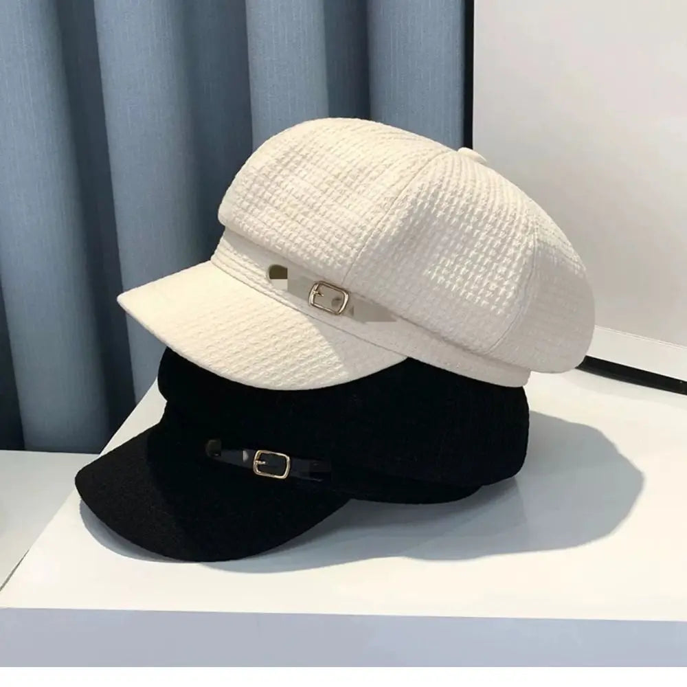 Fashion Designer Winter Women Berets Female Retro Berets Caps for women Hats Bonnets Hats for Women Octagonal Newsboy Hat