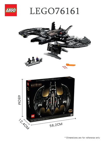 LEGO 76161 Superhero Batwing 1989 Batman Assembled Building Blocks Toy Children's Day Gift