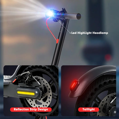 Mankeel 30KM Electric Scooter Adults 350W Foldable Electric Kick Scooter 8.5 Inch APP 10.4AH Folding E-scooter Dual Brake System