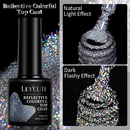 LILYCUTE 7ml 9D Cat Magnetic Gel Nail Polish Iridescent Magnet Semi Permanent Soak Off UV LED Manicure For Nail Art Gel Varnish