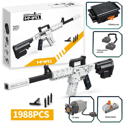 ZKZC WW2 Military Weapon Shotgun Sniper Rifle Assault Rifle Building Block City Police Pistol Brick Children Toys Gifts