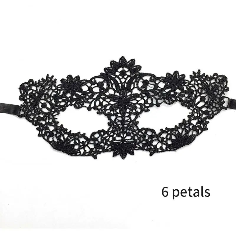 EtherealBe Women's Black Lace Masquerade Mask