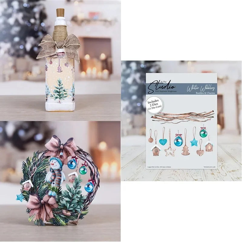 Christmas Characters  craft metal cutting dies mold  strips sheet scrapbook paper craft knife mold blade punch stencils dies