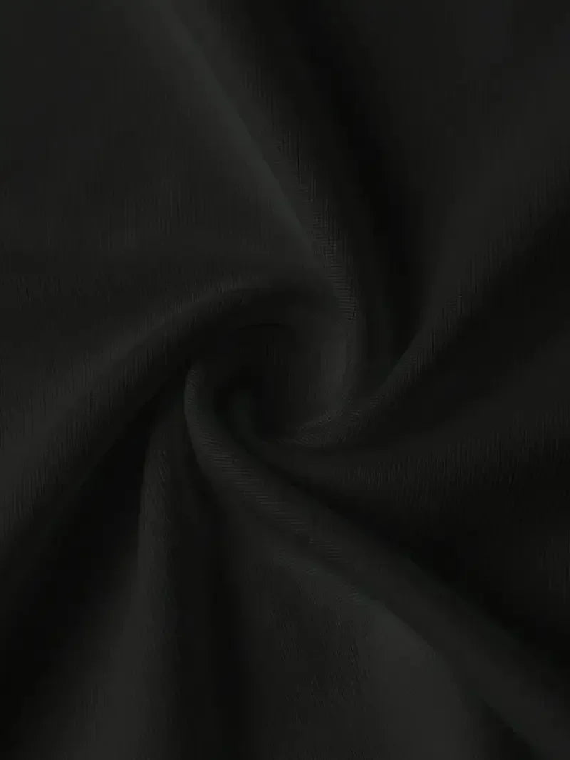Close-up of soft black fabric for women's skeleton graphic Halloween t-shirt by EtherealBe