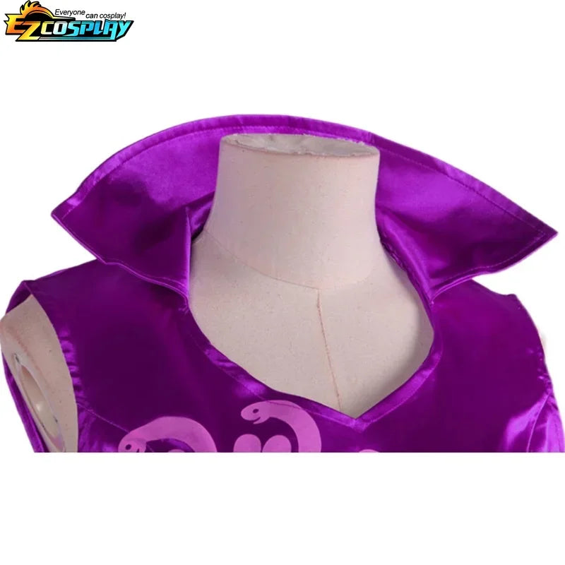 Boa Hancock Cosplay Costume Anime Kimono Purple Dress Cheongsam Cloak Women Halloween  Fancy Dress Cheongsam Uniform Suits