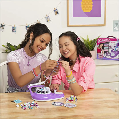 Cool Maker 2-in-1 KumiKreator Necklace & Friendship Bracelet Maker Activity Children's Toy Girl Hair Extension Maker Fashion Toy