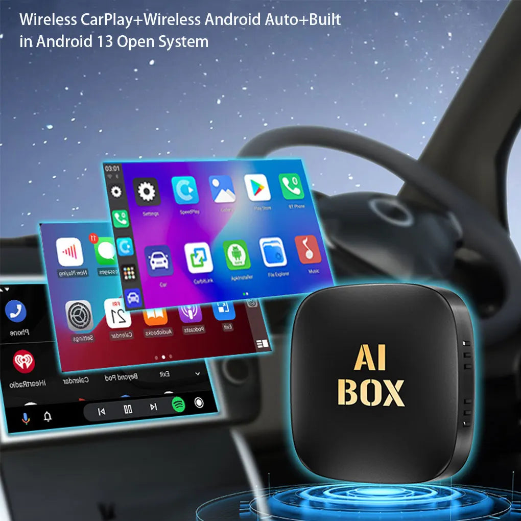 Wireless Car PlayAndroid Auto AI Box Lite Adapter Wired AI Box Android Car Play AI Box Convenient