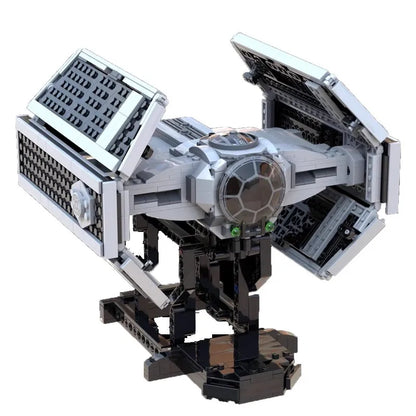 MOC Space Wars Weapon Imperial TIE Fighter Bomber Spaceship Sets Building Blocks Kid Toys Boys Christmas Gift