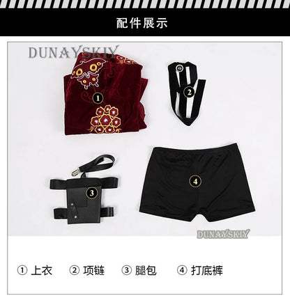 EtherealBe Resident Evil Ada Wong Cosplay Costume Set