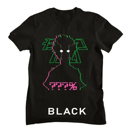 Mob Psycho 100 Shirt New Top Shigeo Kageyama Angry Rage Anime Manga New Shirt Graphic T Shirts  Oversized T Shirt  Women Clothes