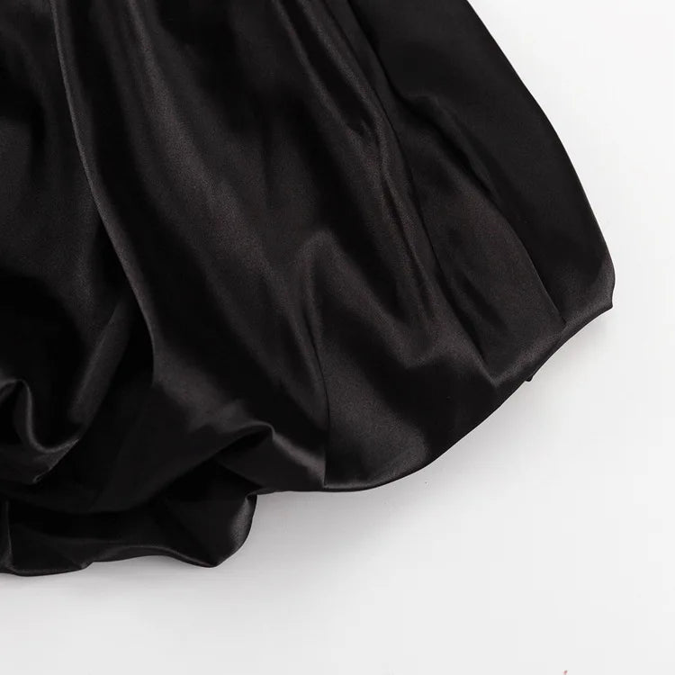 White Pleated Mini Dress For Women Bandeau Slim Patchwork Backless Elegant Fashion Dress Solid Female Party Dress 2024 New