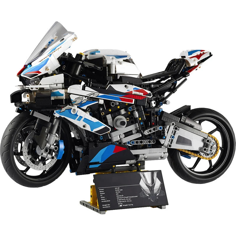 42130 Motorcycle 1000 RR Model Building Blocks Set, 1920 Pieces Bricks, MOC Toys Christmas and Easter Gift for Kids Or Adult