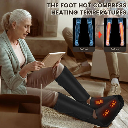 Sejoy Foot Massager with Heat Electric Calf Massage Gift For Parrents