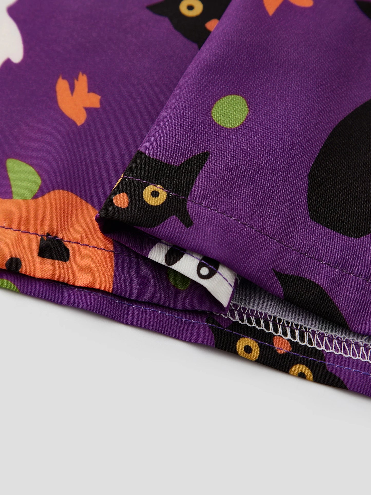 Women Halloween Pajama Set Pumpkin Ghost Long Sleeve Tops + Pants For Nightwear Homewear Casual Wear