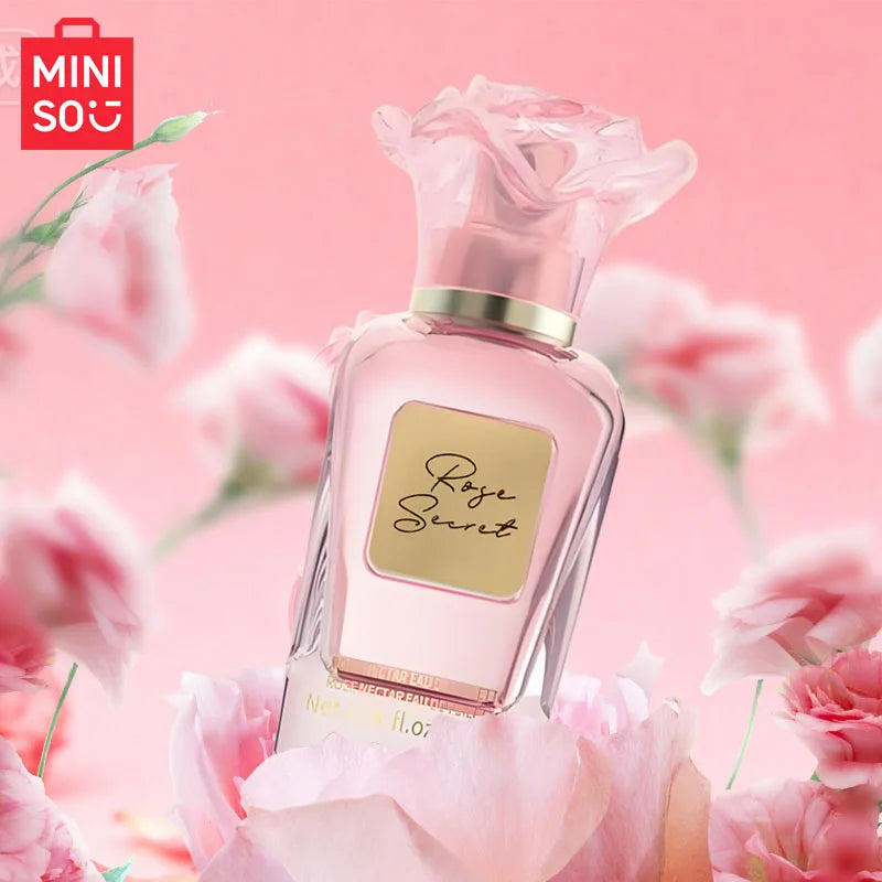 MINISO ROSE SECRET Women Perfume Original Luxury Floral Fruity Eau De Toilette Designer Fragrance For Woman Body Spray 30ml