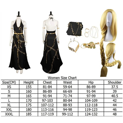 Marika Cosplay Costume Adult Fantasy Women Dress Headband Hair Accessories Belt Outfits Halloween Carnival Party Suit