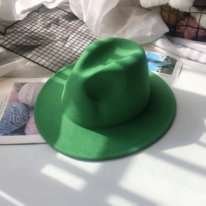 Embroidered three-dimensional flower fedora hat Women's jazz top hat Spring and autumn panama church fashion elegant wedding Hat